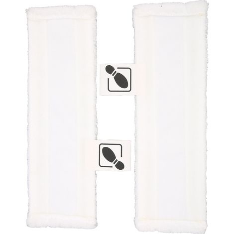 Lot de 2 lingettes de rechange pour nettoyeur vapeur Karcher SC1, SC2, SC3, SC4 et SC5. (1/5)
