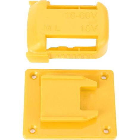 Befestigungsvorrichtung für 20V-Akkus, 18V-Akkus und Elektrowerkzeuge (Jaune) (1/5)
