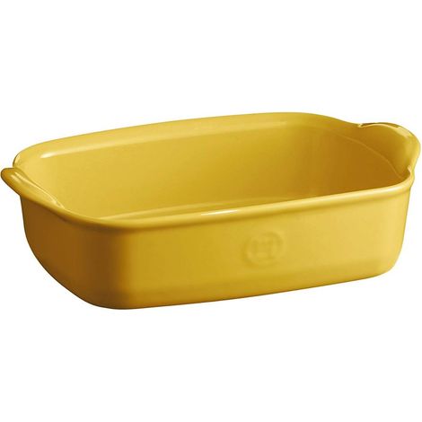 Emile Henry EH909649 - Pirofila singola, Ceramica, Giallo, Provenza, 22 x 14 cm