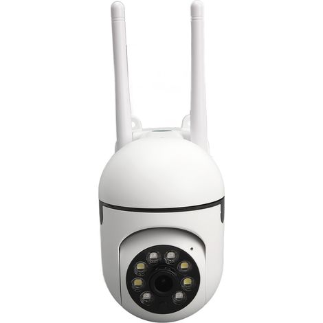 Caméra de sécurité 1080p HD avec vision nocturne, détection de mouvement et connexion Wi-Fi pour la surveillance de votre domicile. (1/5)