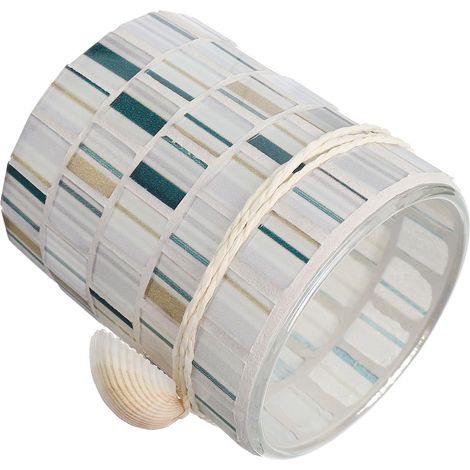 Porte-Bougie en Verre Coquillage Style Méditerranéen 1 PC (1/5)