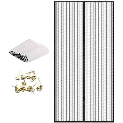 Magnetischer Türvorhang, tragbarer Netzvorhang für Bürotüren, Wohnzimmer-120cmx210cm (1/5)