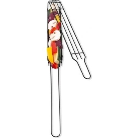 Ensemble de 4 paniers à griller, cages en acier inoxydable avec poignées pour barbecue de légumes et de fruits de mer