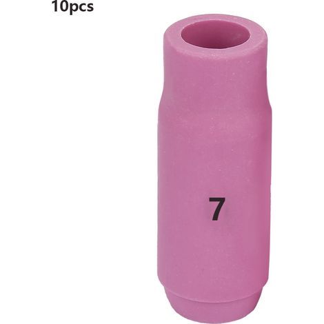 Sonew 10 Pièces Coupelles de Buse en Céramique 10N50-10N464-8 Haute Performance et Résistance aux Hautes Températures pour Torche de Soudage TIG WP-17/18/26. (Bouche 11mm. (1/5)