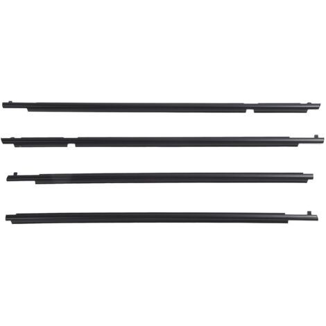 TONYSA 4 pièces bandes d'étanchéité de fenêtre 75740 42020 avant arrière gauche droite garniture de moulage de voiture remplacement pour Toyota RAV4 (1/5)