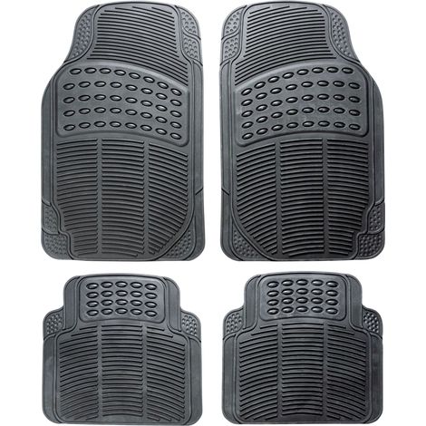 Gummimatte Herkules 4tlg, Selfcutting schwarz (1/5)