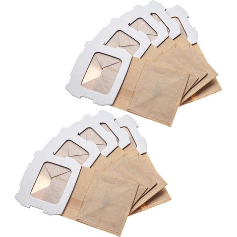 vhbw 10x Turbo Filter compatible with Makita BO4565J, BO4566, BO5030, BO5031, BO5041 Electric Sander, Orbital Sander - paper-Dust Bag Set