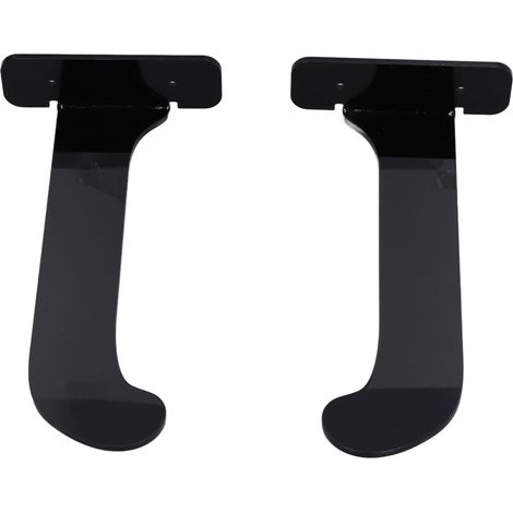 Support mural pour tapis de yoga en acrylique, rangement mural pour équipement de fitness, porte tapis de yoga mural noir pour la maison. (1/5)