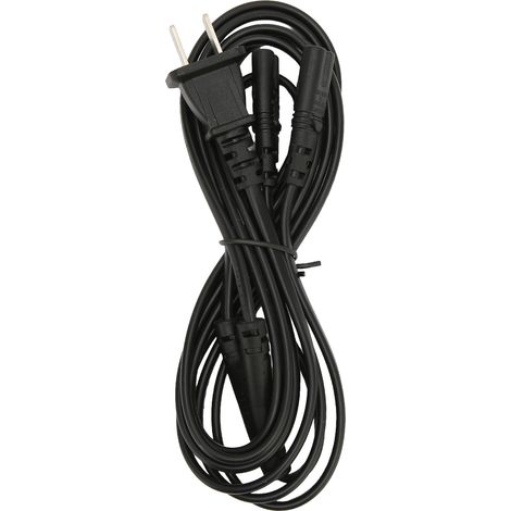 Cordon d'alimentation Y 15P vers 2x IEC320 C7, 1 entrée 2 sorties, étanche et sécurisé, pour écran LCD et haut-parleur, fiche US 100-240V, 1,8 m (5,9 pi). (1/5)