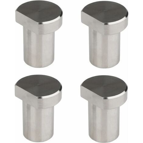 4 pièces Serrage de Table à Bois 20 mm, Arrêt en alliage d'aluminium banc de travail pour chien pince pour chien, T Track travail du bois accessoires de banc de travail pour trou (1/5)