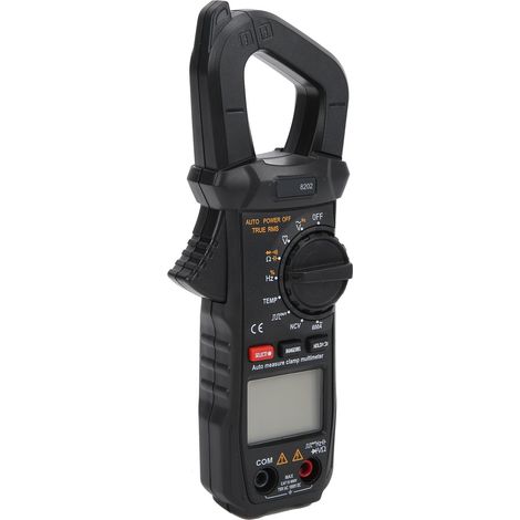 Pince ampèremétrique numérique ET8202 AC750V DC1000V, mesure de capacité RMS vraie, écran LCD, haute précision, multimètre automatique (1/5)