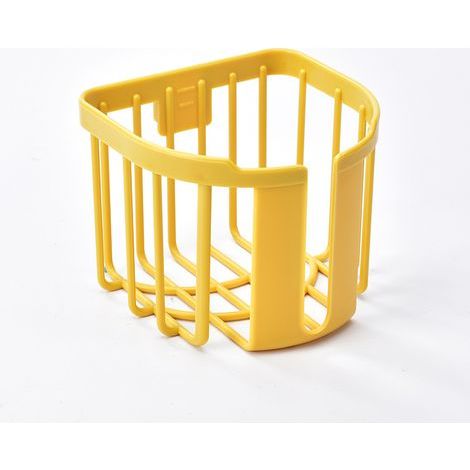 Toilettenpapierhalter ohne Lochung, Küchen- und Badezimmer-Taschentuchbox, Wandmontierte Klebe-Taschentuchaufbewahrungsbox, Toilettenpapierhalter für 1 Papierrolle (Gelb)