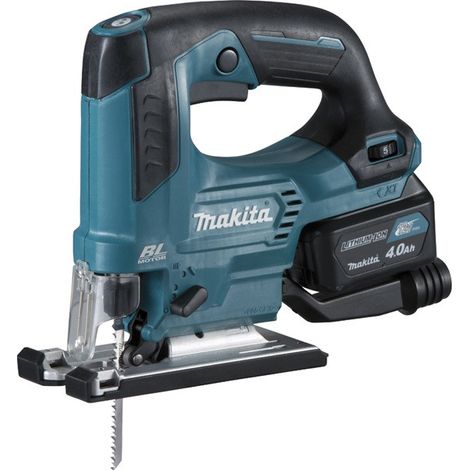 10.8V Li-Ion Stichsäge MAKITA - Transportkoffer + 2 Batterien 4Ah + 1 Schnellladegerät - JV103DSMJ