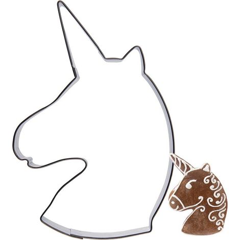 Ausstechform Einhorn aus Stahl 9 cm