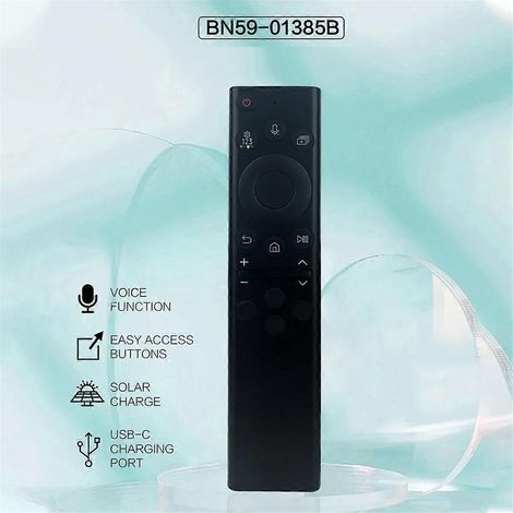 BN59-01385B Replacement Solar Voice Remote Control for Samsung Smart TV Compatible with for Neo QLED