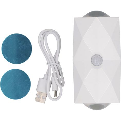 Luce notturna a gradiente di colore con sensore di movimento, lampada da parete magnetica RGB per un'atmosfera ambientale. (1/5)
