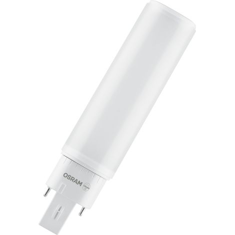 OSRAM Lampe LED  DULUX à culot à broches G24q 7 W 770 lm 6 500 K, remplacement de la lampe fluorescente compacte ECG rotative 30 000 h, sans mercure, installation facile IP20