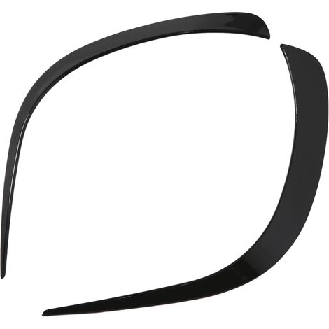 Paar Lufteinlassleisten für die Frontstoßstange, Seitenspoiler, links und rechts, glänzend schwarz, Ersatzteil für Mercedes-Benz GLE Klasse ab 2019 (1/5)