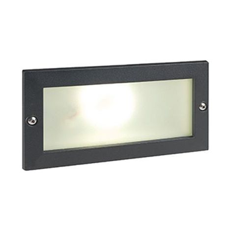 Segnapasso Esterno Incasso Aperto Escape Alluminio E Vetro Nero Led 10W 3000K (1/4)