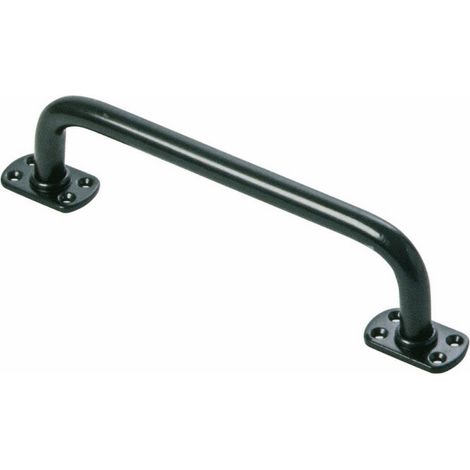 Maniglione verniciato per Portoni misura 20 cm colore Nero Fc 677 (1/2)