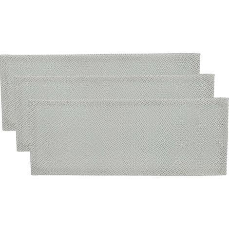 vhbw 3x filtro anti-grasso sostituisce Bauknecht 481948048257 per cappa da cucina - 36,8 x 14,7 x 0,45 cm, metallo