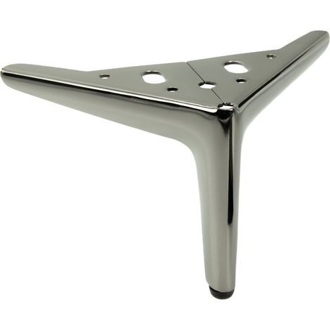 Anchor Elegant Möbelfuß, schwarz verchromt, Höhe 12 cm (1/5)