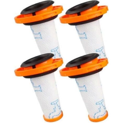 Filtros para aspiradora Rowenta X-FORCE FLEX 9.60 RH20xx ZR009010 ZR009012 - Repuestos - Accesorios de limpieza eficientes (paquete de 4)