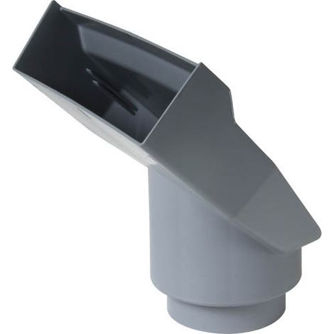 Nicoll – Adaptateur de ventilation chatière Ø100/125 mm – Raccordement sur chatière invisible – Ouïes de ventilation pour circulation d'air (1/3)