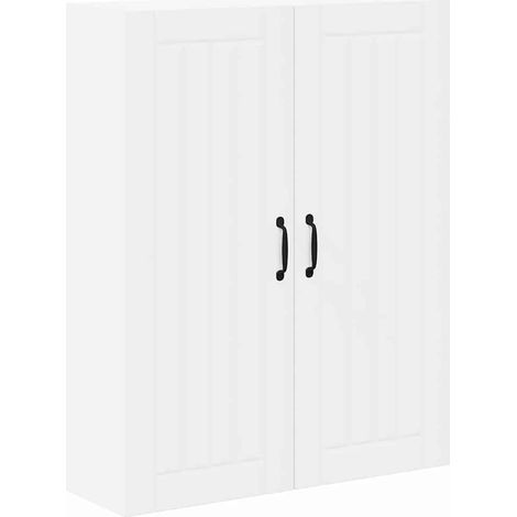Meubles de Rangement,Armoire de cuisine Blanc 80 x 31 x 100 cm Bois d'ingénierie CFW750648 (1/5)