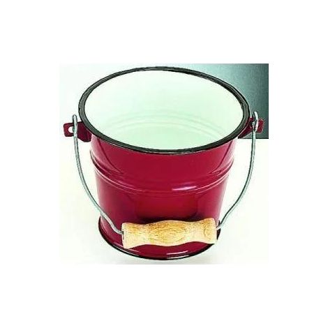 Ibili Emalieneimer Gold 1,5 L mit attraktivem Design