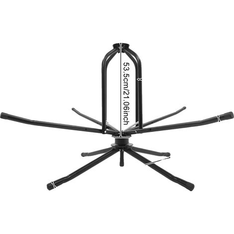Enrouleur de tuyau de chauffage par le sol, design réglable, haute capacité de charge, Double Noir (1/2)