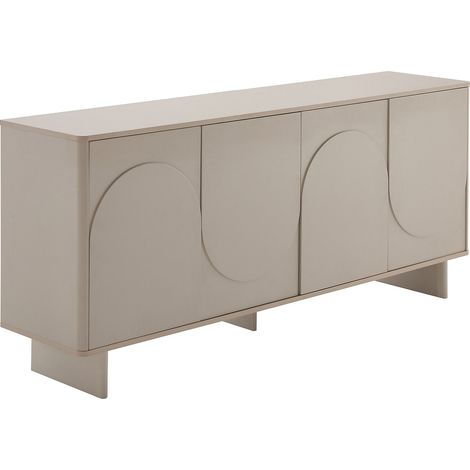 Credenza con 4 ante Beige - DELORINA (1/4)