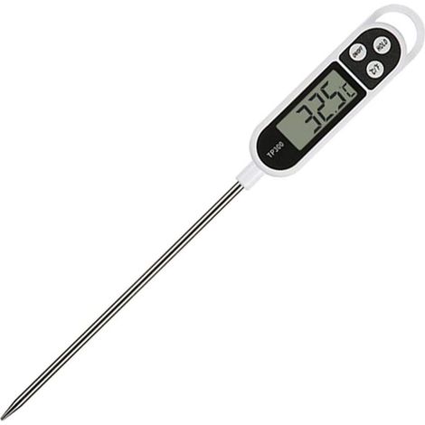 Thermomètre de cuisson, thermomètre à viande numérique avec lecture instantanée, sonde longue, arrêt automatique, thermomètres de cuisine à écran LCD (1/5)