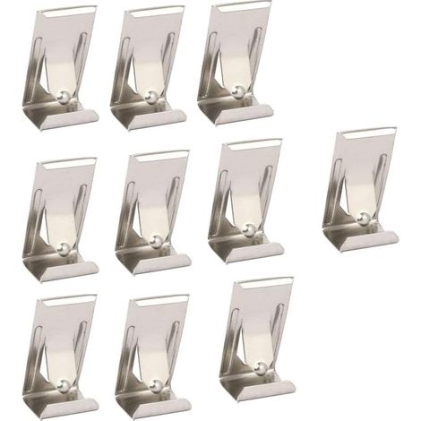 CCYKXA Set of 50 Metal Spring Clips for 3D Printing, Glass Bed Tool