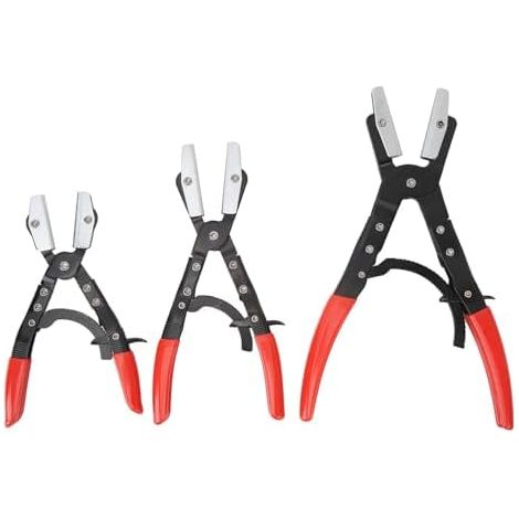 Outil de Pince Pincement Tube Tuyau, 3 Pièces Ensemble Pinces Ligne Collier Serrage Réglable Poignée Antidérapante Tuyau pour - (1/5)