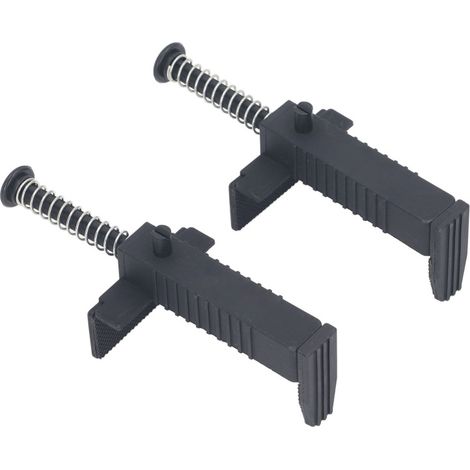 Lot de 2 gabarits de pose de briques (9 à 12 cm) en plastique technique avec système de serrage et patin antidérapant. (1/5)