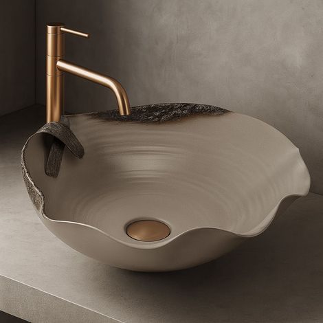 COUNTERTOP WASHBASIN REA HM-22 BEIGE