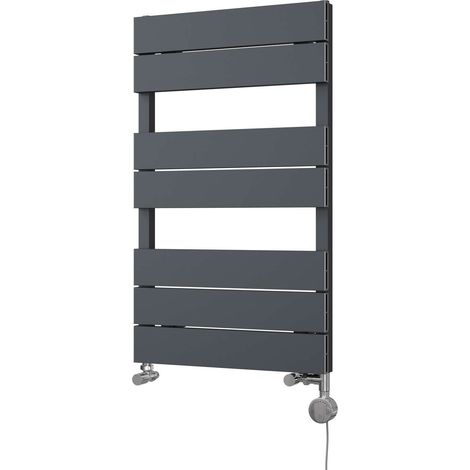 Thetford - Anthracite Dual Fuel Towel Rail H850mm x W500mm Thermostatic (1/3)