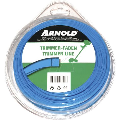 2,4 mm × 36 m quadratischer Trimmerfaden aus Nylon ARNOLD
