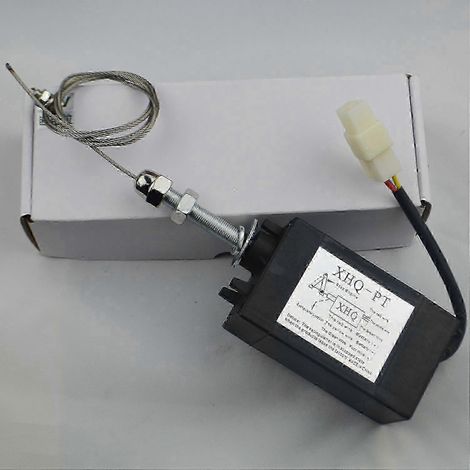 Válvula solenoide de parada del motor de 12 V CC normalmente cerrada -PT Apagado Tirar de parada del motor-Yvan SZRH AF