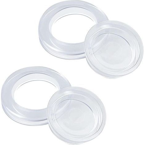Stück Tisch-Sonnenschirm-Lochringe für Terrasse, 4,2 cm Silikonring und Stopfen, Sonnenschirmhalterung für Gartentische, Glas- oder Strandtische (Weiß) (1/4)