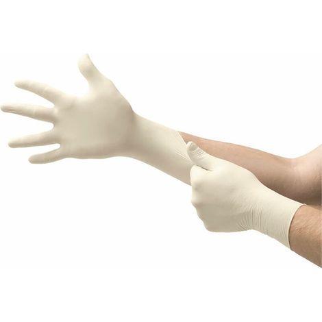 Gants Jetables en Latex pour Usages Multiples, Protection contre les Produits Chimiques, Taille M (100 Gants)
