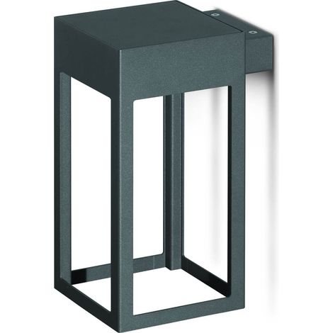 Luminaire extérieur LED LCD Graphit aluminium anthracite L 15 cm 10 W 3000 K IP65 1360 lm réf. 1505LED (1/3)
