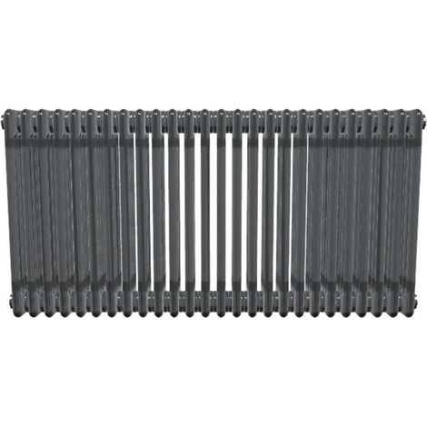 Bircham - Raw Metal Column Radiator H600mm x W1196mm 4 Column (1/2)