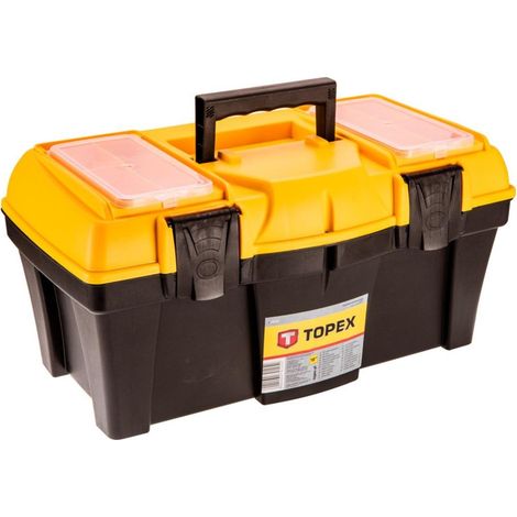 Boîte à outils de 18 pouces avec compartiments de rangement
