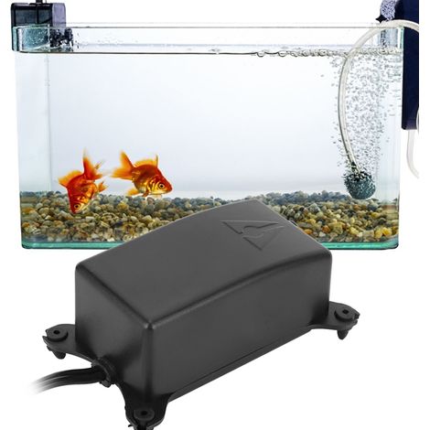 Pompe à air silencieuse 2W pour petits aquariums, accessoire pour aquarium. (1/5)