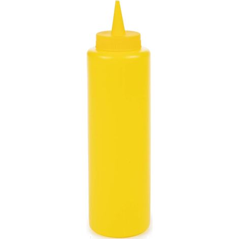 Bote plastico para salsas 500 ml Amarillo (1/4)