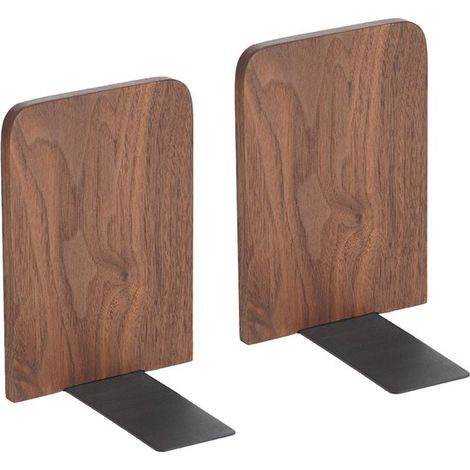 Fermalibri in legno antiscivolo, fermalibri da scrivania creativi e semplici, fermalibri mobili, elementi di archiviazione e decorativi per (1/5)