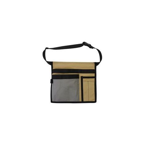 Pochette de Ceinture à Outils en Toile 12OZ, Tablier Multifonctionnel avec Clip Réglable pour Atelier et Menuiserie (1/5)