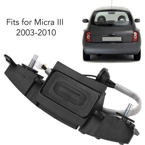 Bouton d'Ouverture de Coffre 25380AX60B - Interrupteur de Déverrouillage pour Nissan Micra III (2003‑2010) - Remplacement Direct (1/5)